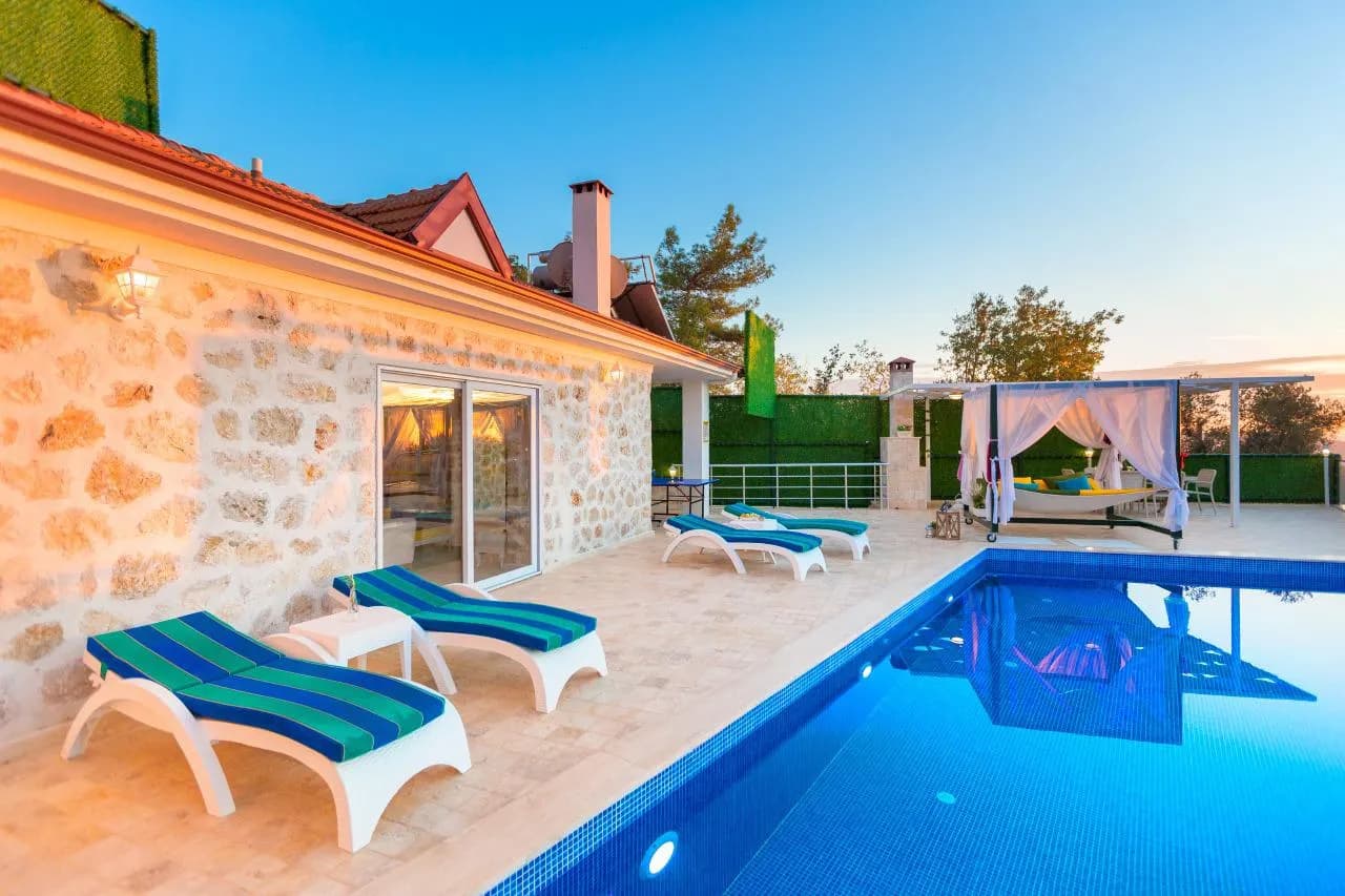 Villa Alya İslamlar, Kaş — muhafazakâr villa