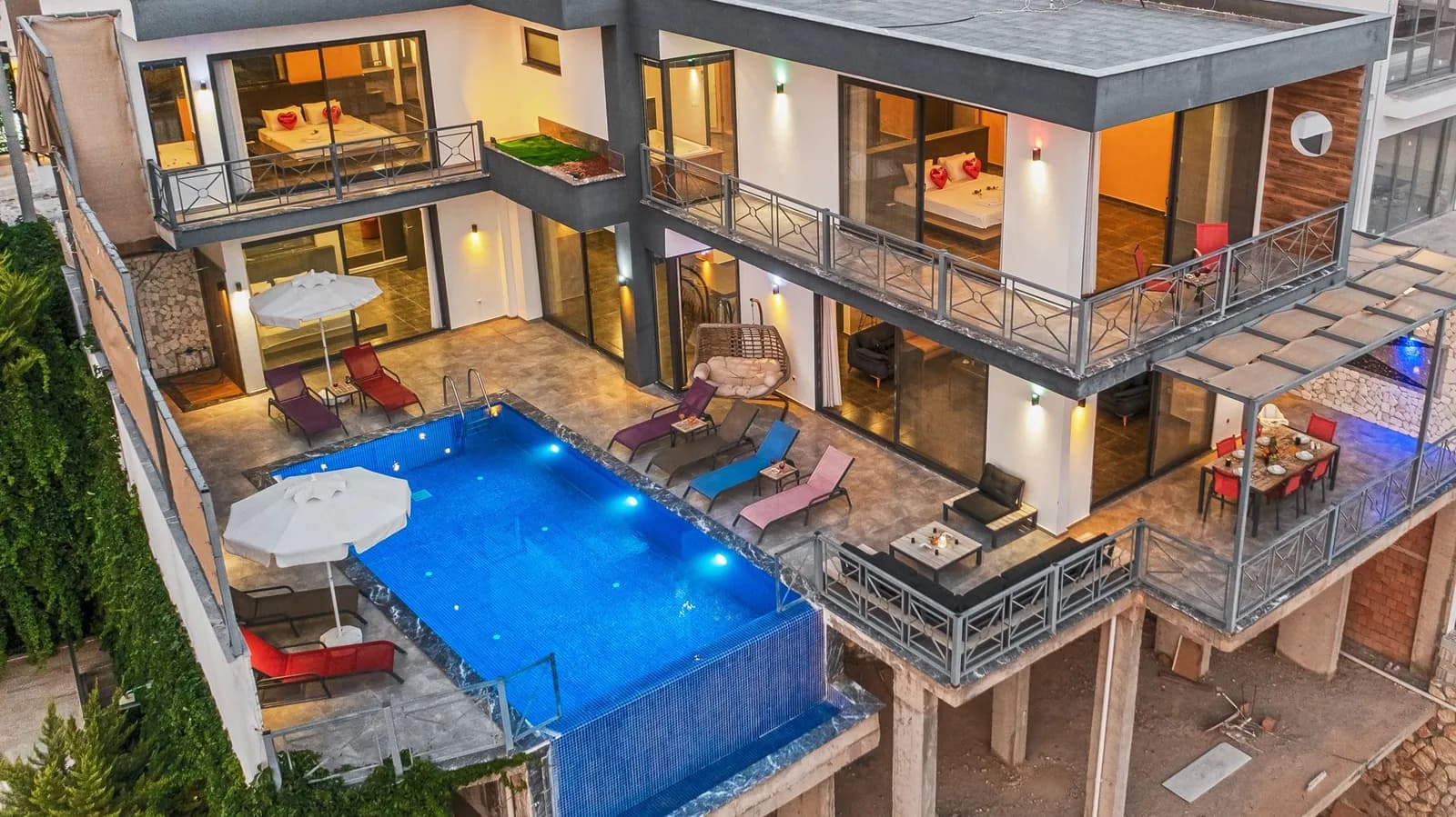 Villa Delta, Kaş — muhafazakâr villa