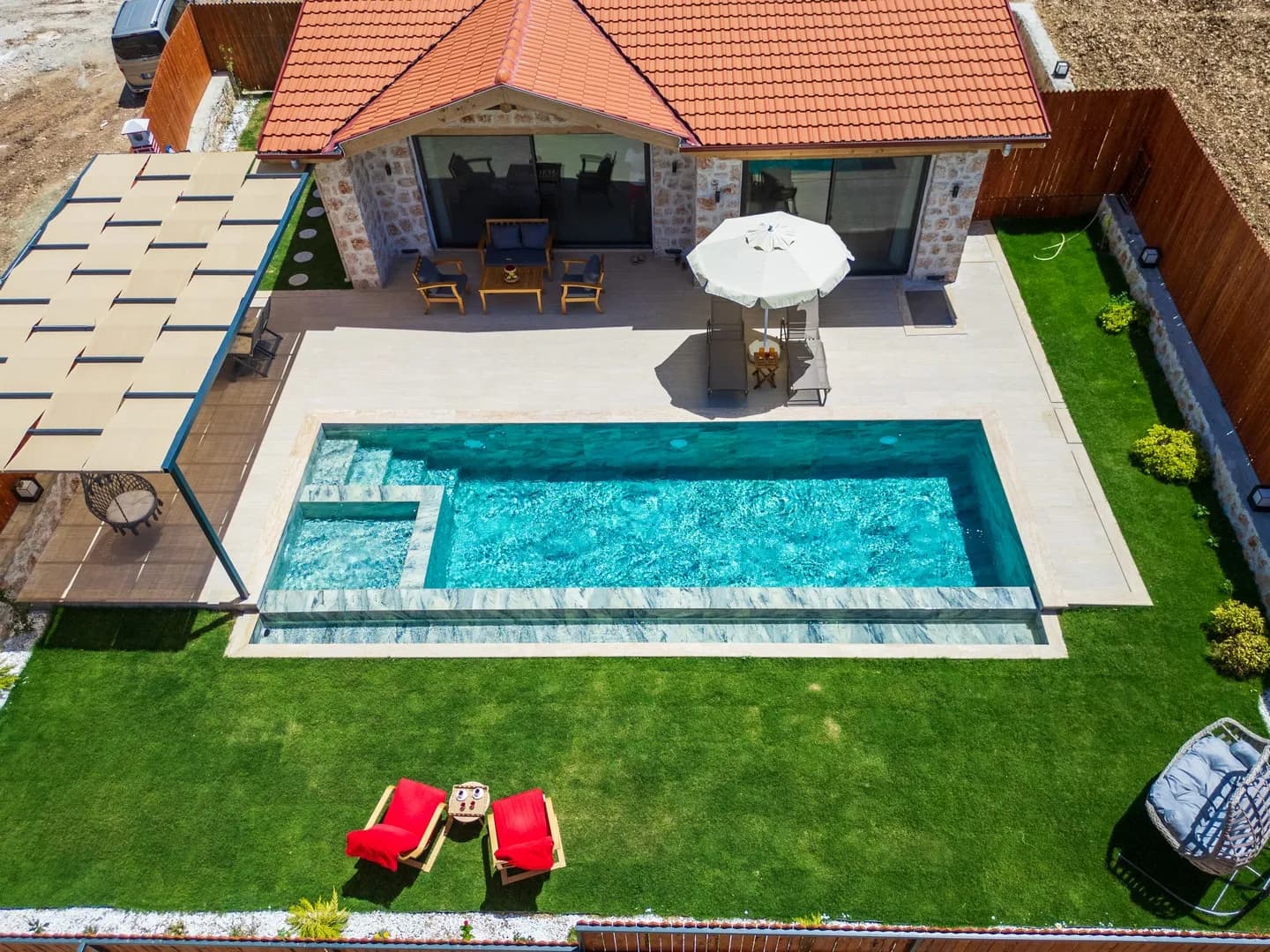 Villa Fidelya, Kaş — muhafazakâr villa
