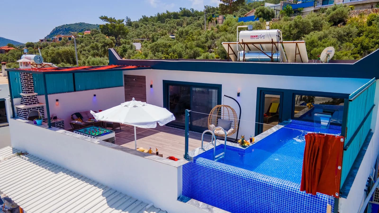 Villa Göktaşı 3, Kaş — muhafazakâr villa