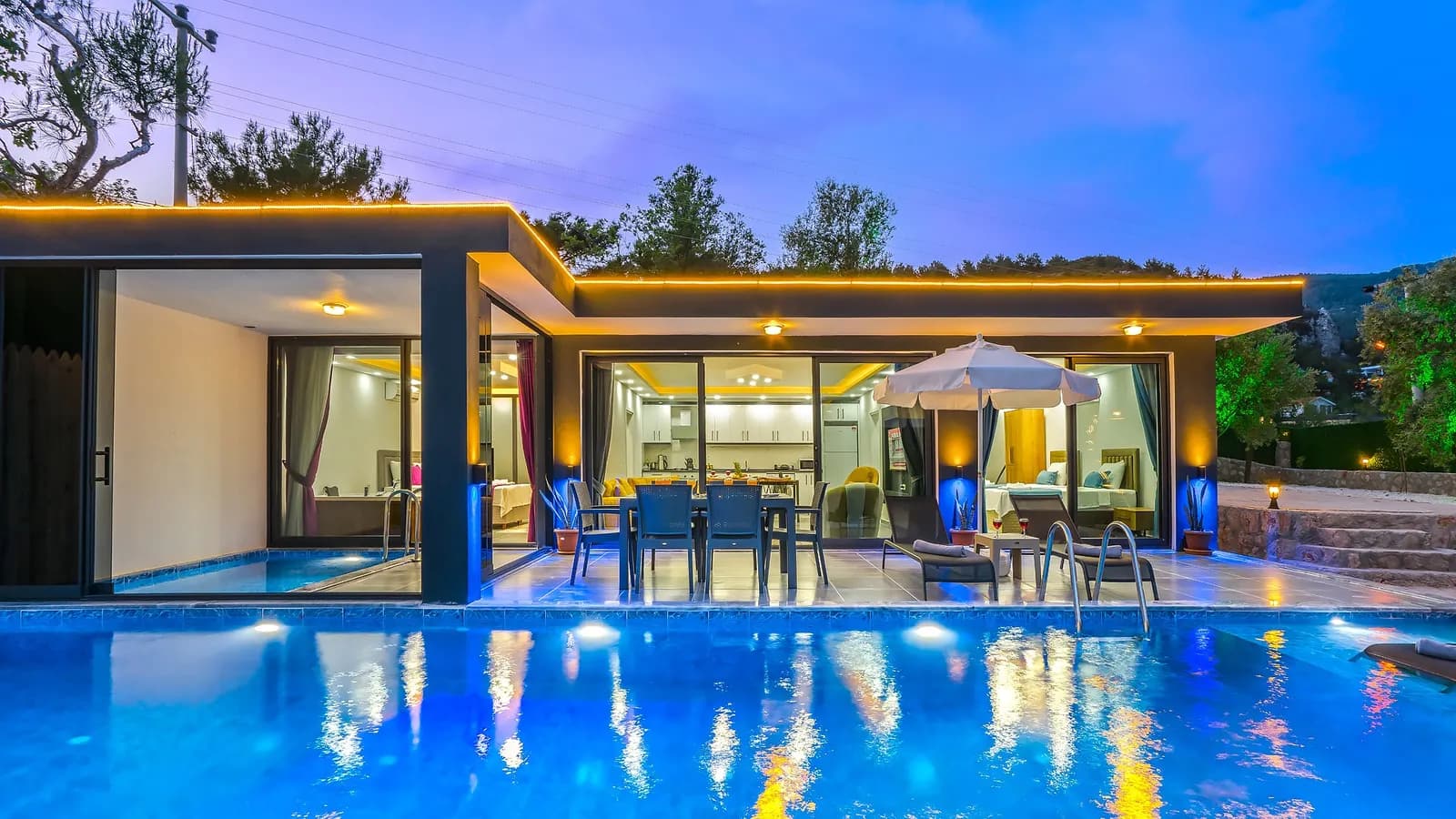 Villa Güneş İslamlar, Kaş — muhafazakâr villa