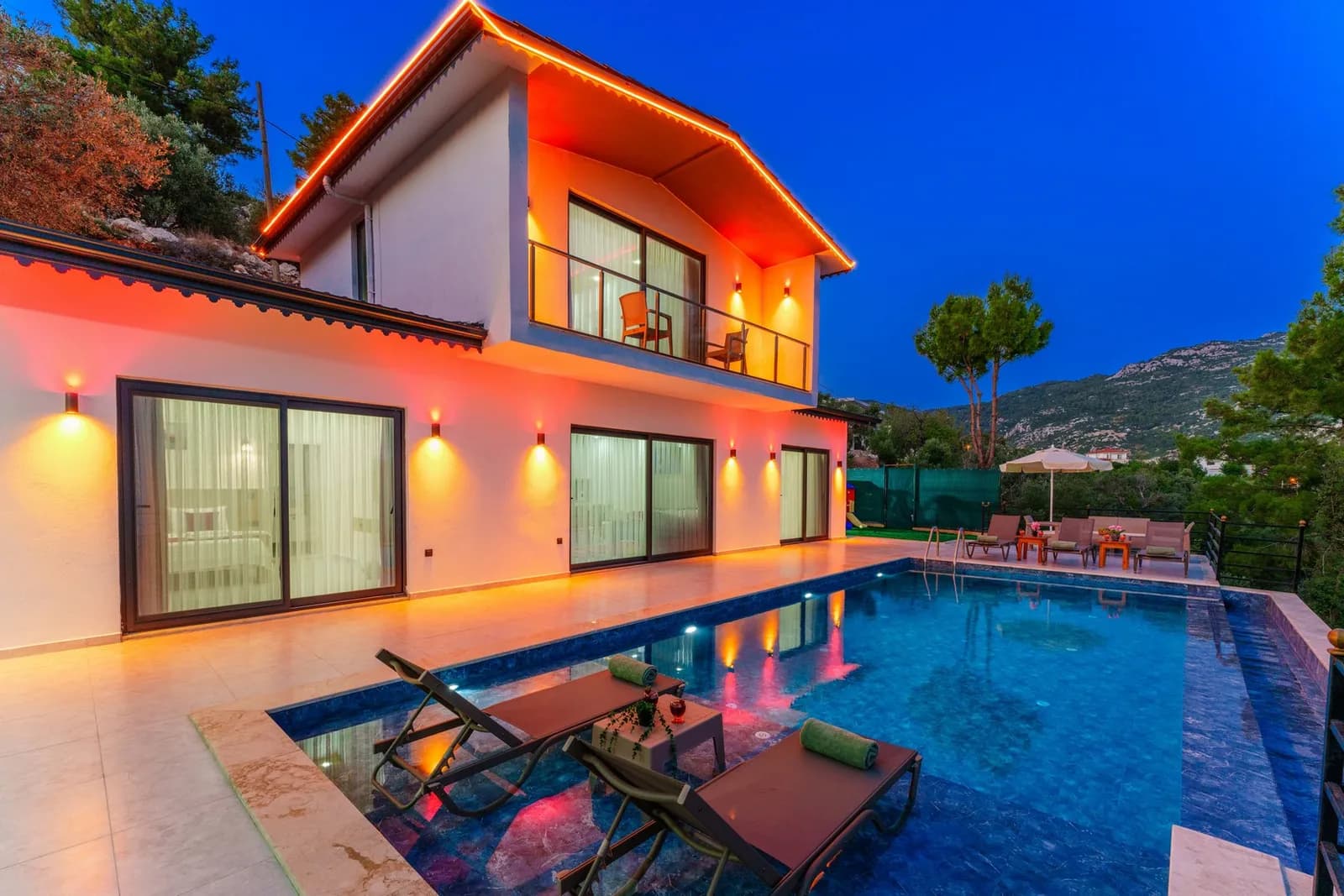 Villa Manzara Evi, Kaş — muhafazakâr villa