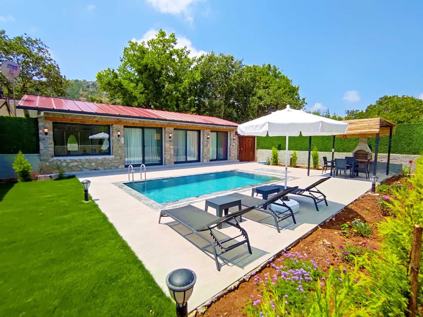 Villa Meşe Kayaköy, Fethiye — muhafazakâr villa