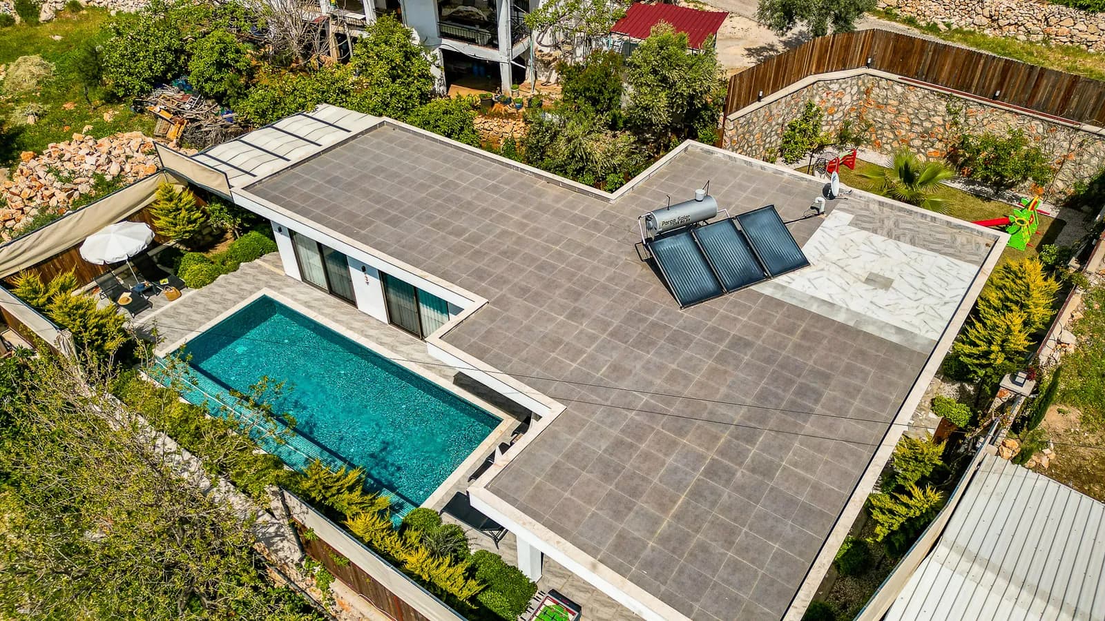 Villa Niba, Kaş — muhafazakâr villa