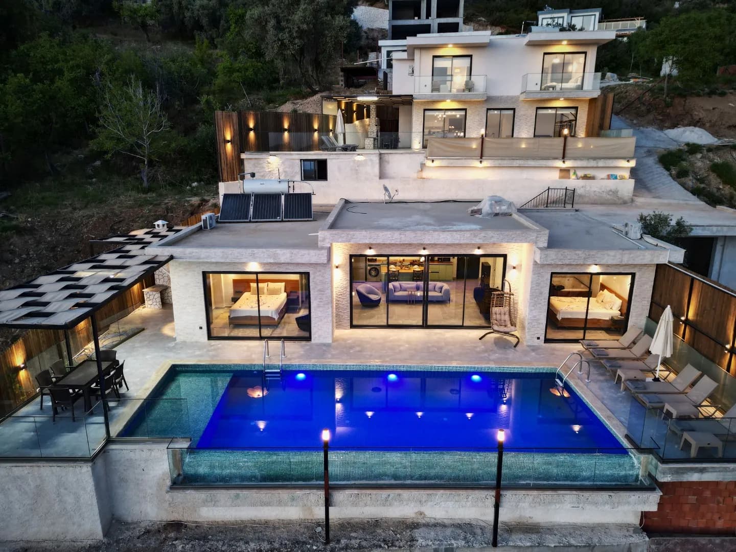 Villa Sis Evi, Kaş — muhafazakâr villa