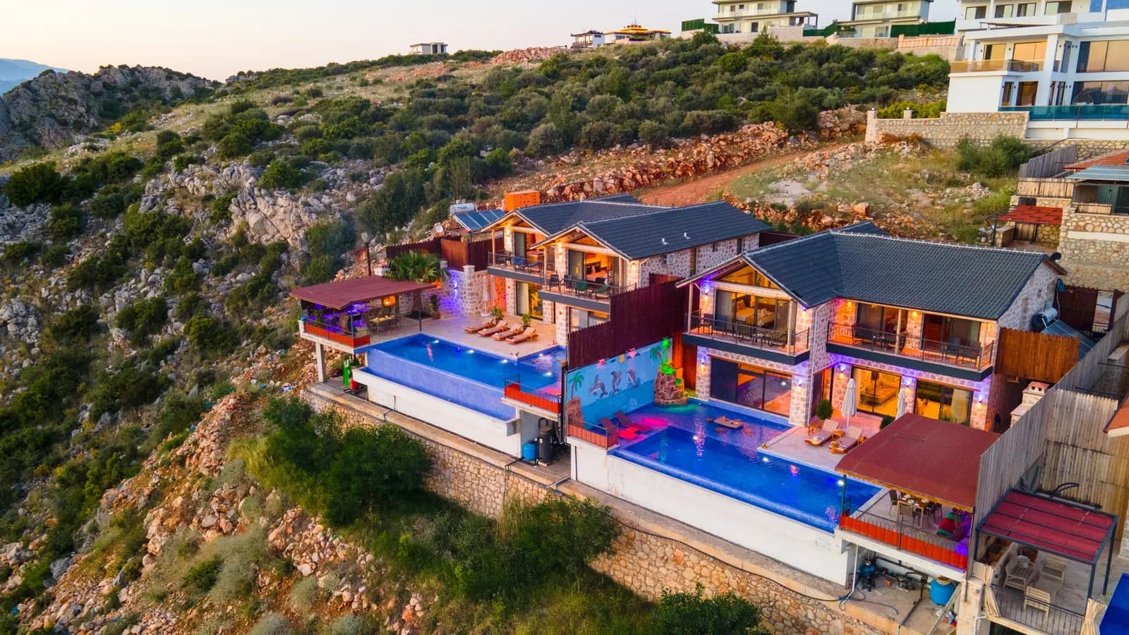 Villa Teciroğlu 1, Kaş — muhafazakâr villa